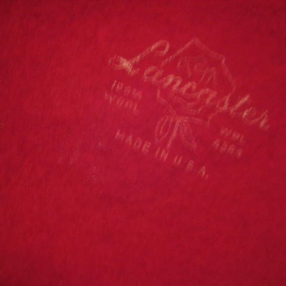 Womens Ladies Wool Hat Fedora Red By Lancaster 1950s 1960s - Picture 5 of 5